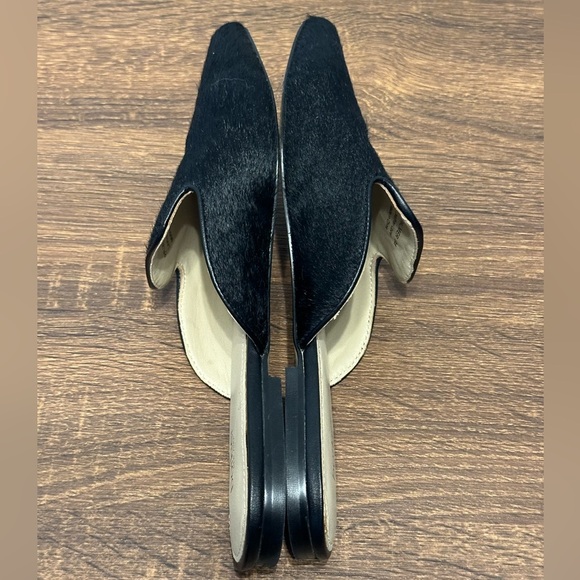 Botkier Palmer Leather Calf Hair Mules Black Size 6 - Picture 6 of 7